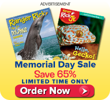 Save 65% on Ranger Rick and Ranger Rick Jr.